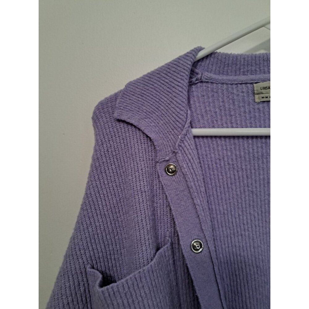 Urban Outfitters Purple Snap Button Cardigan Size M - Picture 5 of 8